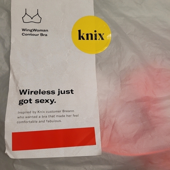 Knix NEW wingwoman contour bra size 1 Poppy red - Picture 5 of 14